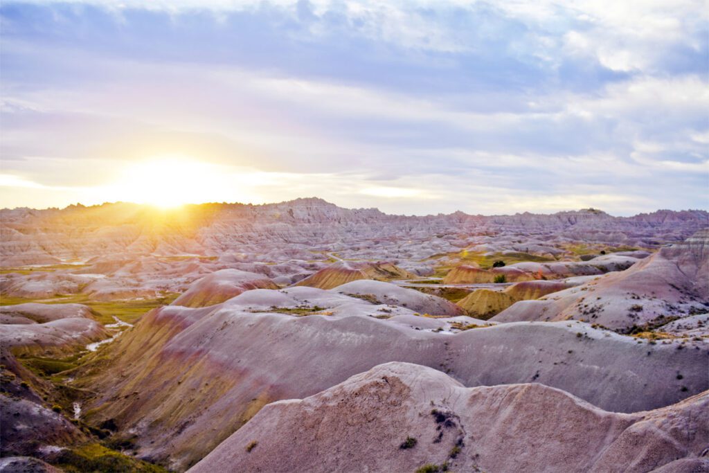 Landscape of the badlands